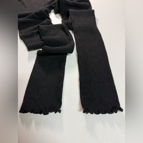 Free People Intimately Black Ribbed Leggings - Picture 10 of 14